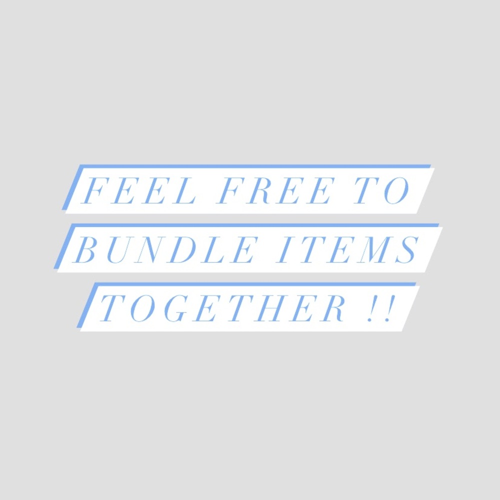 Bundle to save $$$